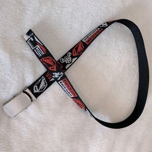 printed volcom fabric belt🤎